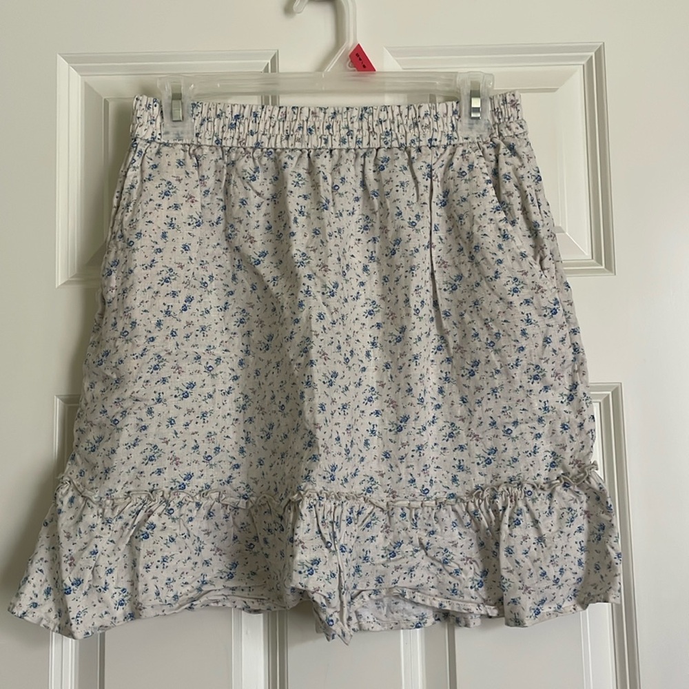 Floral Mini Skirt